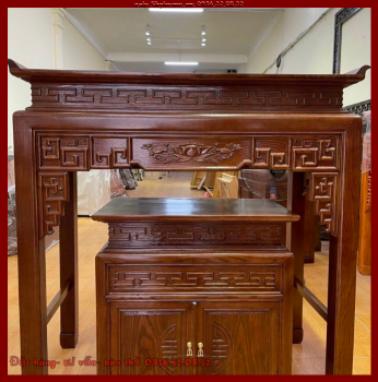 Án Gian Thờ Sen Lọng Thủng